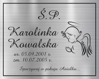 TABLICZKA NAGROBNA NAGROBKOWA grawer dla dziecka