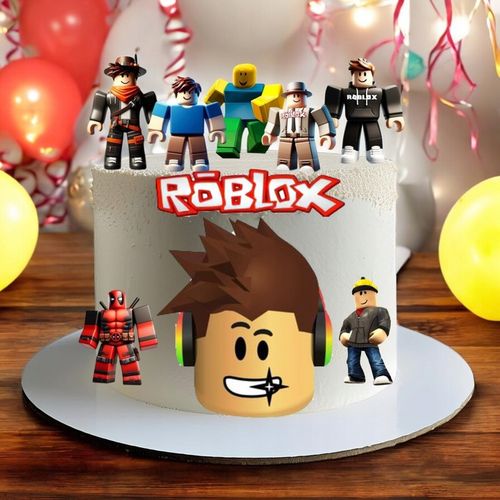 Jadalne Dekoracja z opłatka cukrowego ROBLOX wycięte na Arena.pl