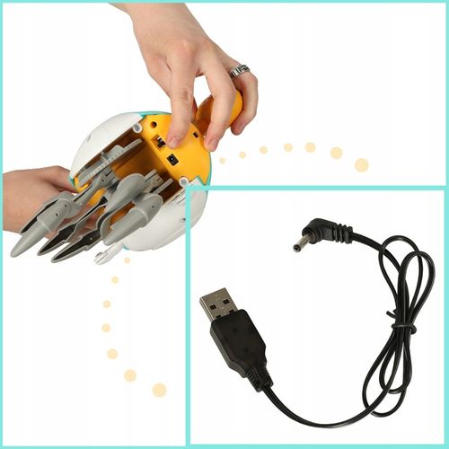 PEŁZAJĄCY UCIEKAJĄCY KRAB INTERAKTYWNA ZABAWKA CHODZĄCY GRAJĄCY DLA DZIECI na Arena.pl