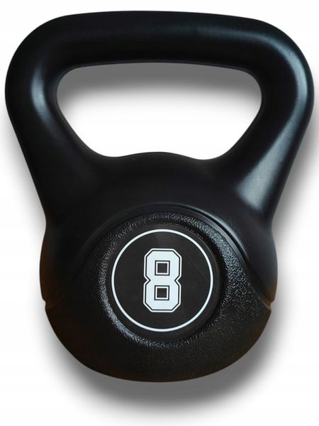 KETTLEBELL 8 KG HANTLA ODWAŻNIK CIĘŻAR DO ĆWICZEŃ SPORTVIDA zdjęcie 8
