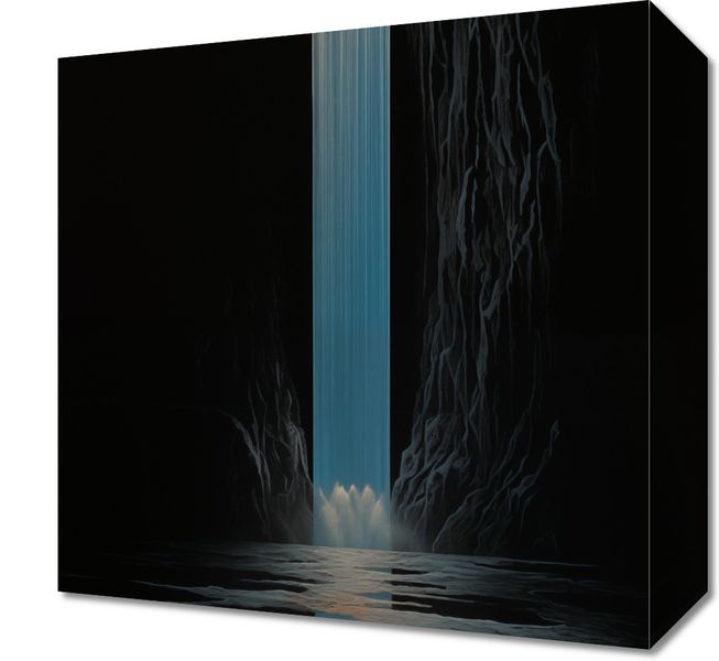 Obraz 30x30cm Wodospad Światła zdjęcie 1