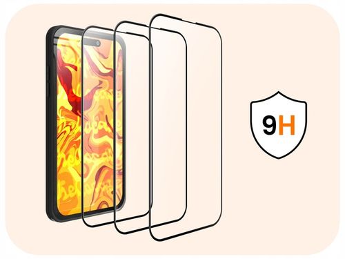 3-pak SZKŁO HARTOWANE DO iPhone 15 na cały ekran 9H ochronne 5D na Arena.pl