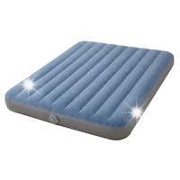 Materac dmuchany dwuosobowy 203x152x25 cm z wbudowaną pompką elektryczną IN