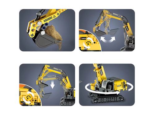 ZESTAW  KONSTRUKCYJNA KOPARKA Z RUCHOMYMI ELEMENTAMI na Arena.pl