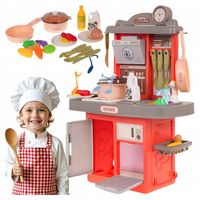 Kuchnia dla dzieci INTERAKTYWNA światło dźwięki 28 elementów dla 3 latka