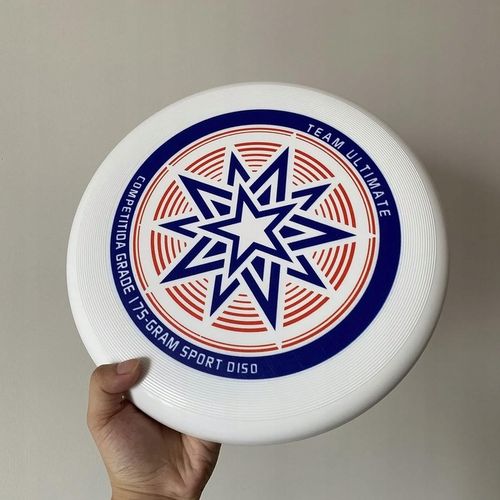 FRISBEE LATAJĄCY DYSK 27,5 CM TEAM ULTIMATE MIEJSKIE SPORTY BIAŁY 175G na Arena.pl