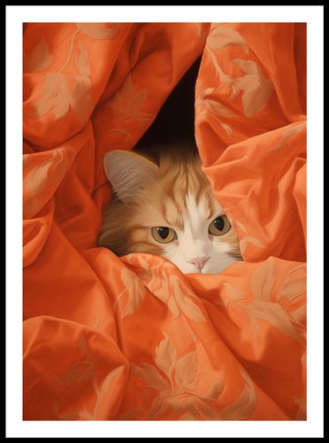 Plakat 50x70cm Ukryty Kot na Arena.pl