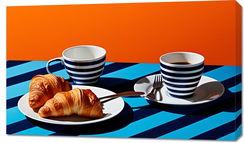 Obraz 100x60cm Croissanty zdjęcie 1