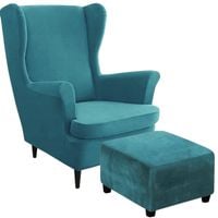 POKROWIEC NA FOTEL USZAK PODNÓŻEK WELUR OEKO TEX