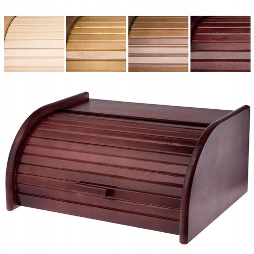 CHLEBAK DREWNIANY NA CHLEB PIECZYWO POJEMNIK DUŻY na Arena.pl