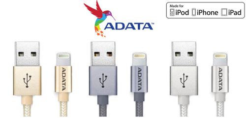 ADATA ORYGINALNY KABEL IPHONE 5S 6S 7 8 X PLUS 8 PLUS IPAD | MFI na Arena.pl