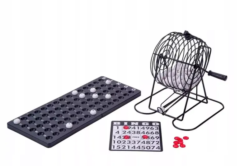 KOMPLETNA MINI GRA BINGO Z KULKĄ zdjęcie 5