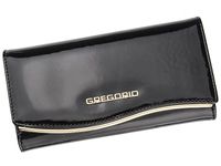 Damska portmonetka skórzana zgrabna od Gregorio