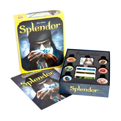 GRA PLANSZOWA EDUKACYJNA RODZINNA Splendor GRA dla dzieci 10+ 2-4 OSÓB zdjęcie 11