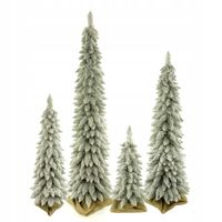 Choinka sztuczna SLIM świerk Tatrzański ze śniegiem ośnieżony 110 cm