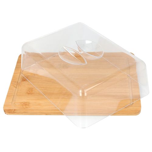 deska drewniana z kloszem do podawania serów wędlin 2563 na Arena.pl