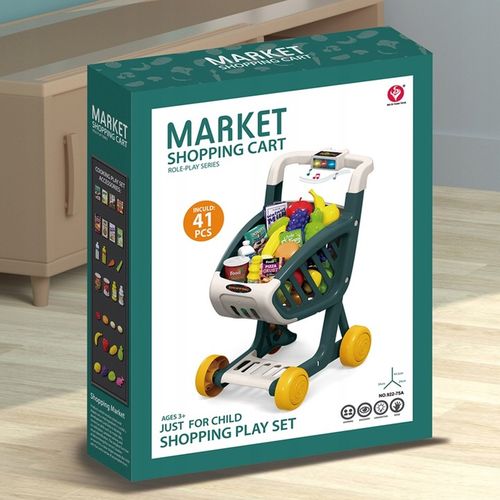 Wózek Sklepowy Dla Dzieci KOSZYK Zakupowy Supermarket KASA AKCESORIA MATADI na Arena.pl