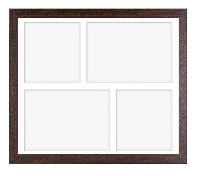 Ramka na 4 zdjęcia Hekla 24x30x4 foto galeria brązowy 1szt. zdjęcie 2