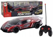 SAMOCHÓD WYŚCIGOWY `SUPER SZYBKIE AUTO R/C ZDALNIE STEROWANE ŚWIATŁA LED