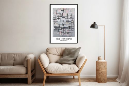 Obraz 40x60cm Design Composition 4, Mondrian Vintage do Salonu na Arena.pl