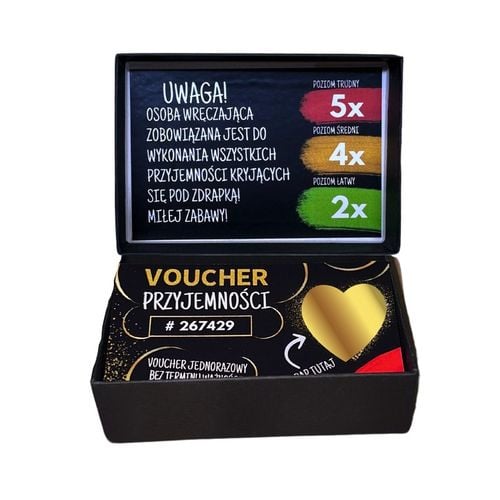 ZDRAPKI MIŁOŚCI DLA PAR Prezent Kupon URODZINY ROCZNICA dla Niej, dla na Arena.pl