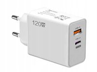 Mocna Szybka Ładowarka Sieciowa 120W Telefonu Turbo Uniwersalna