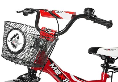 Rower 16 MEXLLER BMX czerwono-czarny + koszyk 16r. na Arena.pl