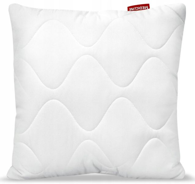 PODUSZKA ANTYALERGICZNA 40x40 JASIEK MIKROFIBRA PIKOWANA GRUBA zdjęcie 1