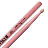 Pałki pałeczki perkusyjne Hikora Różowe Vic Firth American Classic 5A Pink