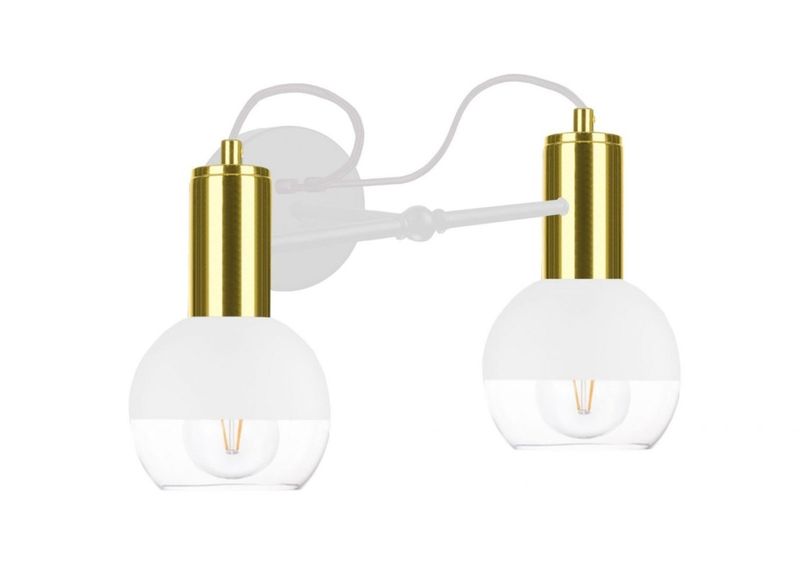 Kinkiet 2xE27 ARNE WHITE/GOLD zdjęcie 1