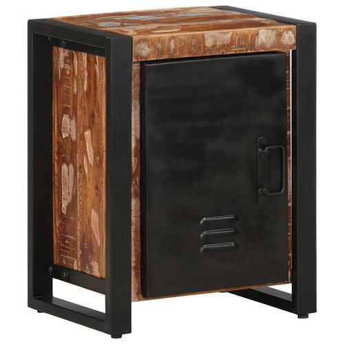 Szafka nocna, kolorowa, 40x30x51 cm, lite drewno odzyskane na Arena.pl