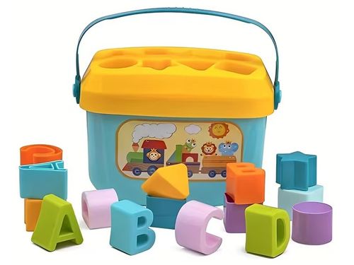 DLA DZIECI SORTER LITEROWY Z KLOCKAMI na Arena.pl