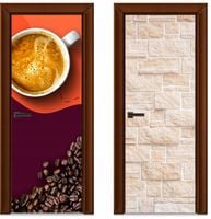 Naklejka samoprzylepna Okleina na Drzwi Szafę 3D