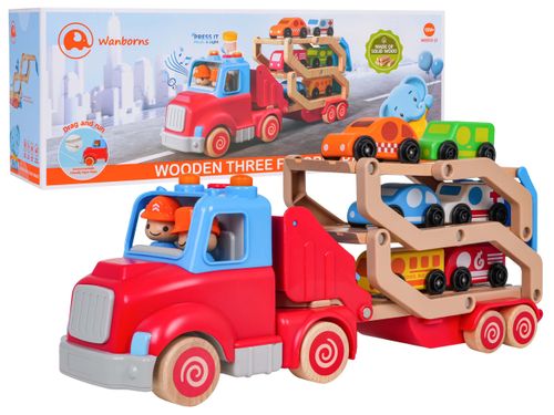 Drewniana Laweta + Autka na Arena.pl