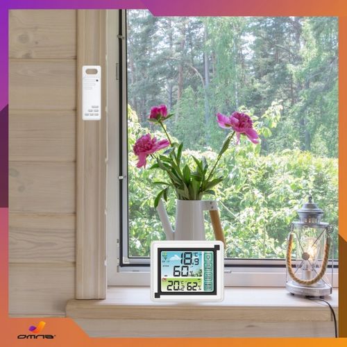 Stacja pogody bezprzewodowa pogodowa meteo 3 czujniki zewnętrzna na Arena.pl