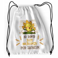 Plecak Dla Dawida Sportowy Szkolny Worek Torba Z Nadrukiem Ze Zdjęciem