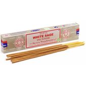 INDYJSKIE KADZIDEŁKA SATYA BIAŁA SZAŁWIA WHITE SAGE 15 G