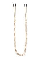 tweezers with chain gold