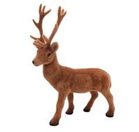RENIFER OZDOBNY DEKORACJA JELONEK BRĄZOWY 27 cm