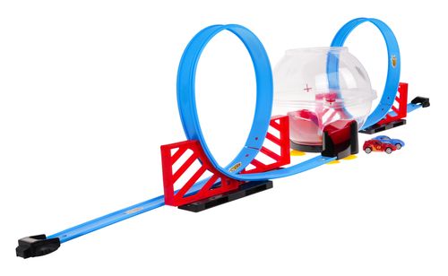 Dwupasmowy Tor Wyścigowy Z Kulą Dla Dzieci 3+ Części Konstrukcyjne 28 El. na Arena.pl