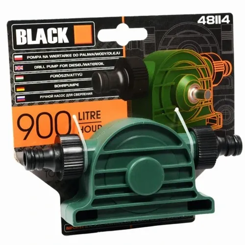 POMPKA POMPA NA WIERTARKĘ WKRĘTARKĘ DO WODY PALIWA OLEJU BLACK PREMIUM na Arena.pl