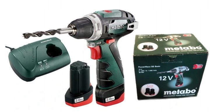 Wiertarko-wkrętarka PowerMaxx BS Basic 12V 2x2Ah 600984000 zdjęcie 1