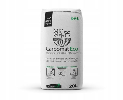 Węgiel brunatny do gleby CARBOMAT ECO 20 L (pH 6,0 - 6,5) na Arena.pl
