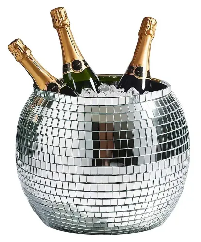 Wiaderko na Lód - Kula Disco 11 L - Pojemnik Wiadro na Wódkę i Whisky na Arena.pl