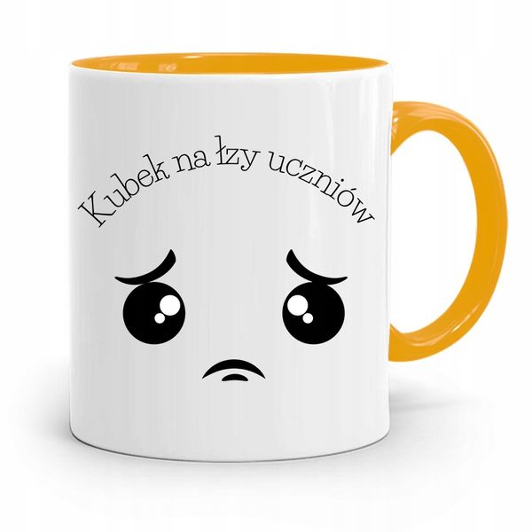 Kubek Złoty Prezent Dzień Nauczyciela Łzy Uczniów Z Nadrukiem Ze Zdjęciem zdjęcie 1