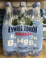 Żywiec Zdrój Minerals + lekko gazowany 1,2l - karton