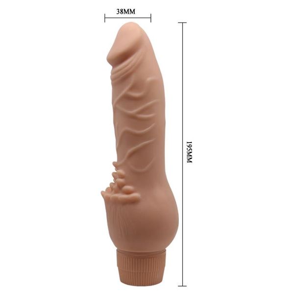 Realistyczny Penis Z Wypustkami Do Łechtaczki 19Cm zdjęcie 9