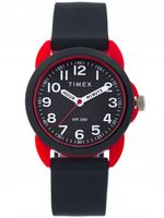 DZIECIĘCY ZEGAREK TIMEX TW2W91900 KIDS TIME TEACHER CZARNY NA PASKU