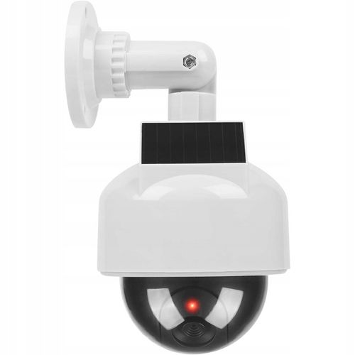 ATRAPA KAMERY KOPUŁKOWA OBROTOWA 360 MONITORING SOLARNA DIODA LED na Arena.pl