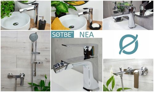 Wannowe baterie ścienne Kran do wanny ceramiczny przełącznik SOTBE NEA-BWO na Arena.pl